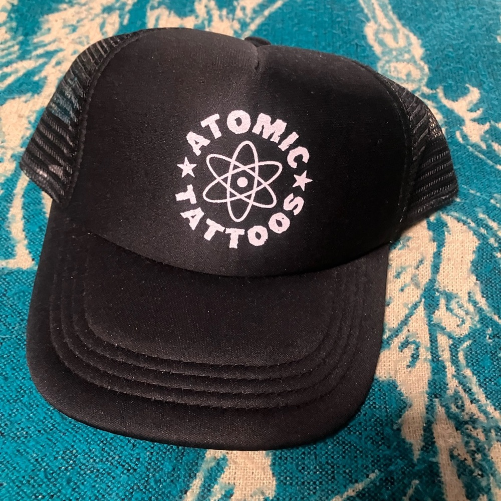 Atomic Tattoos Trucker SnapBack Hat NEW